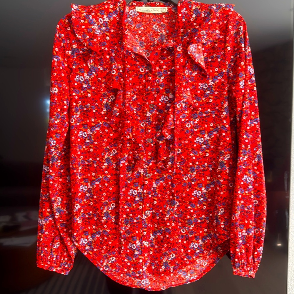 Abercrombie and Fitch Floral print blouse